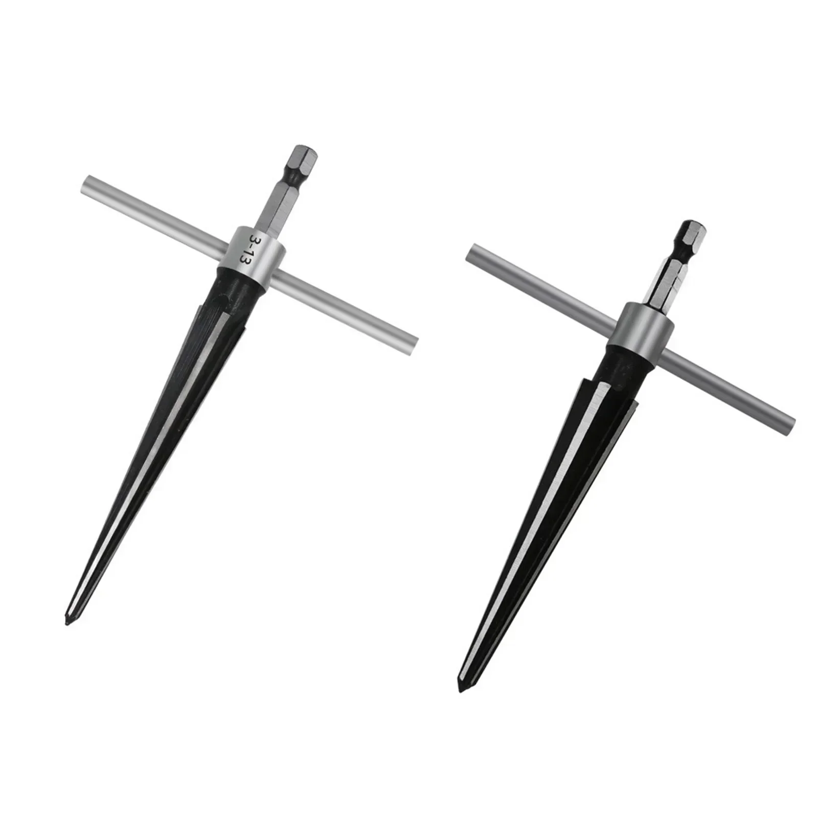 2pcs 5-16mm 3-13mm Taper Reamer Hand Metal Reamer Deburring Enlarge Pin Hole Handheld For Wood Metal Plastic Drilling Too