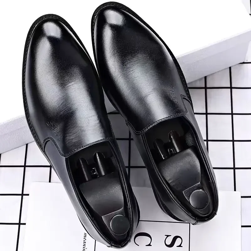 Men's Business Oxford Dress Shoes Lace-Up Office Wedding Formal Spring Autumn