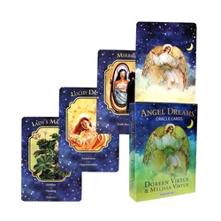 2021 Doreen Virtue Angel Series Oracle Cards Angel Dreams Oracle Cards Tarot Cards for Beginners with PDF Guidebook