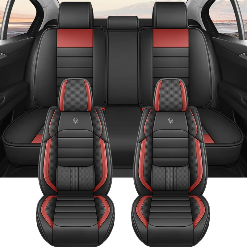 2025 PU Leather LUXURY Car Seat Covers For Jetta A4 Nissan Note