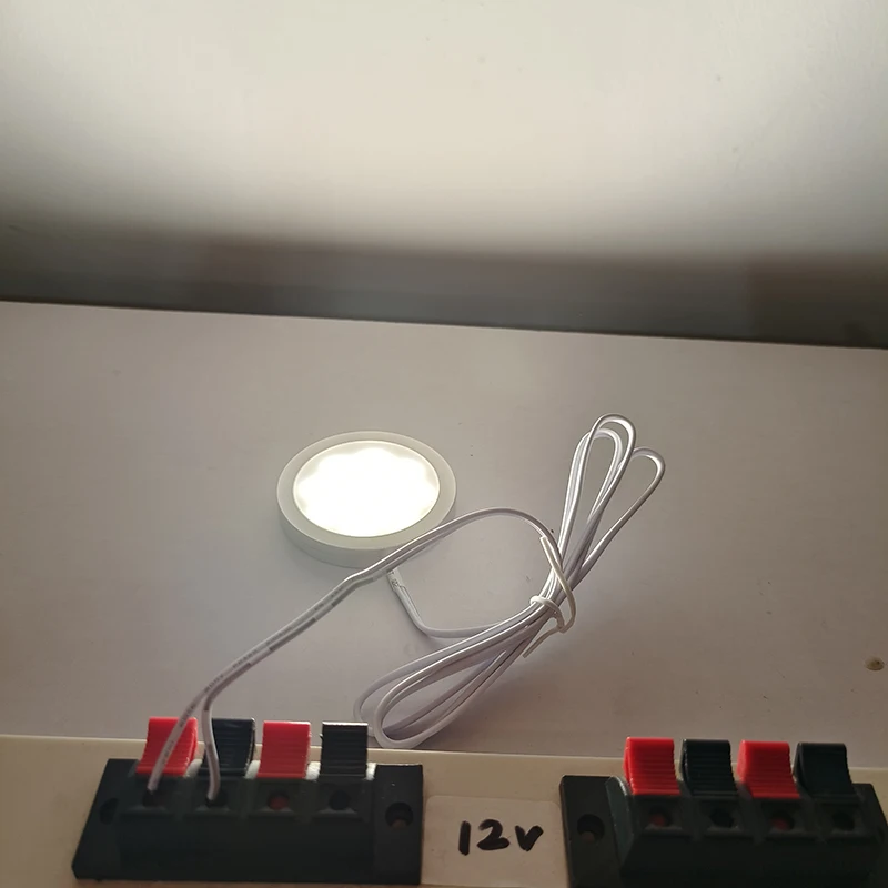 Usb LED 밝기 조절 슬림 마그네틱 표면 장착 스포트라이트, 초박형 3W 캐비닛 미니 라이트, DC12v 24v 다운라이트 자동차 인테리어