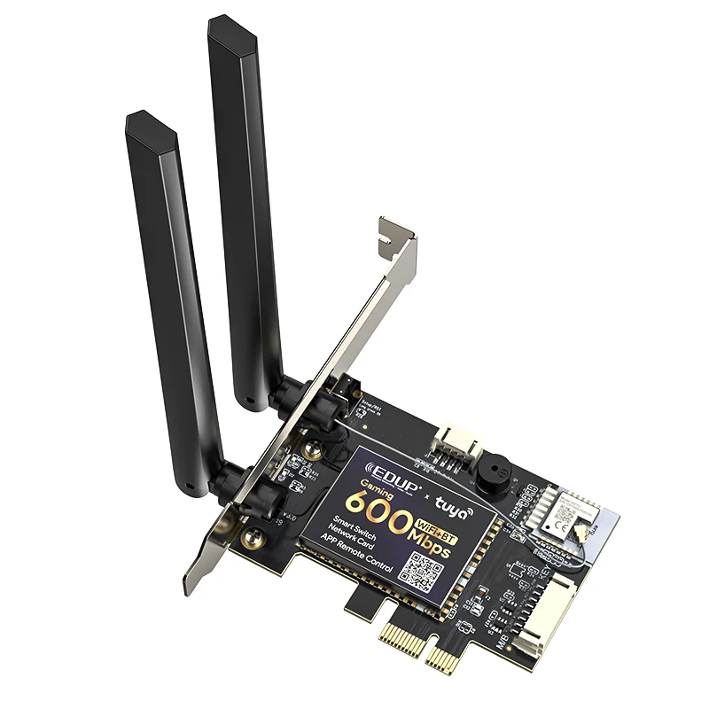 Edup-interruptor Inteligente com Controlo Remoto Adaptador Wifi 600 3000mbps Cartão de Rede Inteligente Bluetooth Reinicialização do Computador - Imagem 2