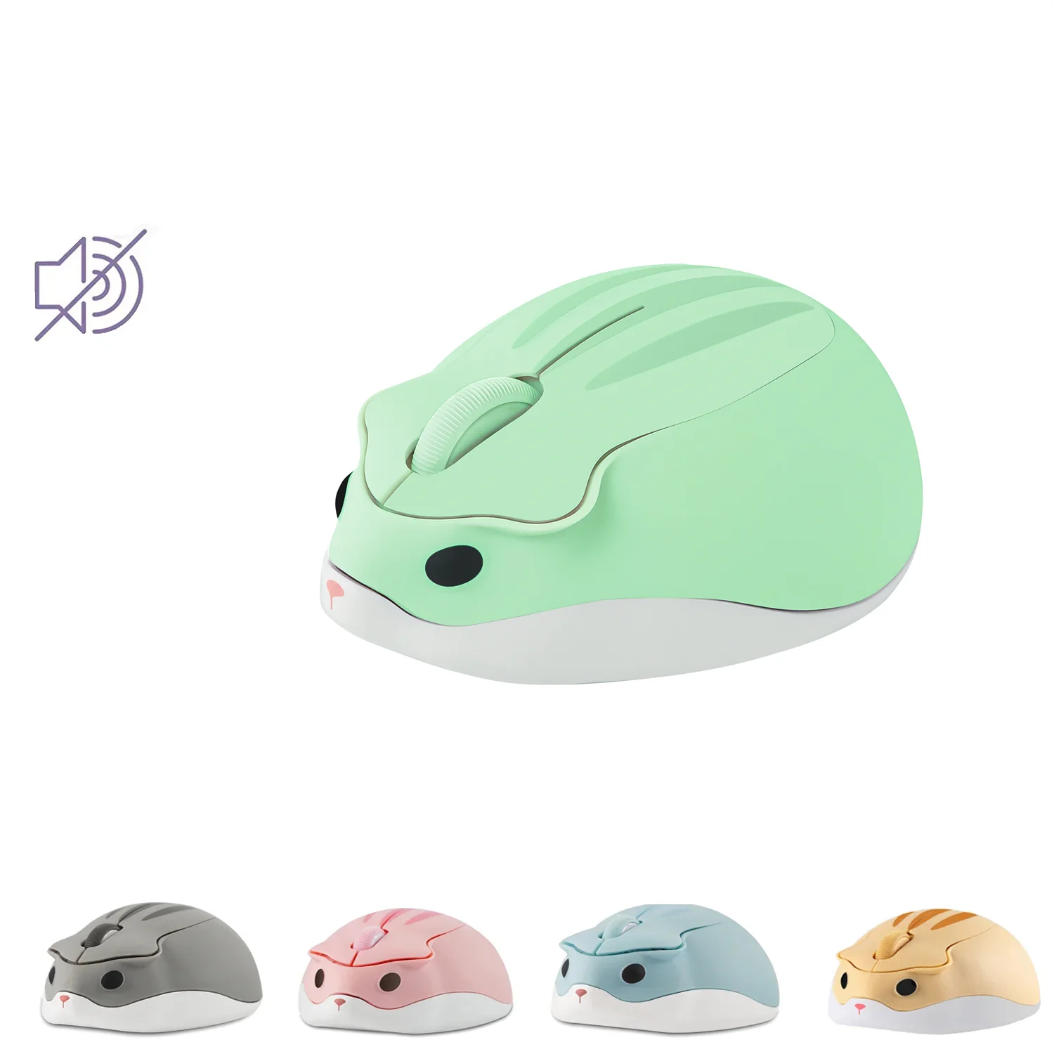 

2.4G Wireless Mouse Cute Hamster Shape Creative Mice For Girl Gift Optical 3D Mini Mouse 1200DPI Gaming Mause For Laptop Tablet