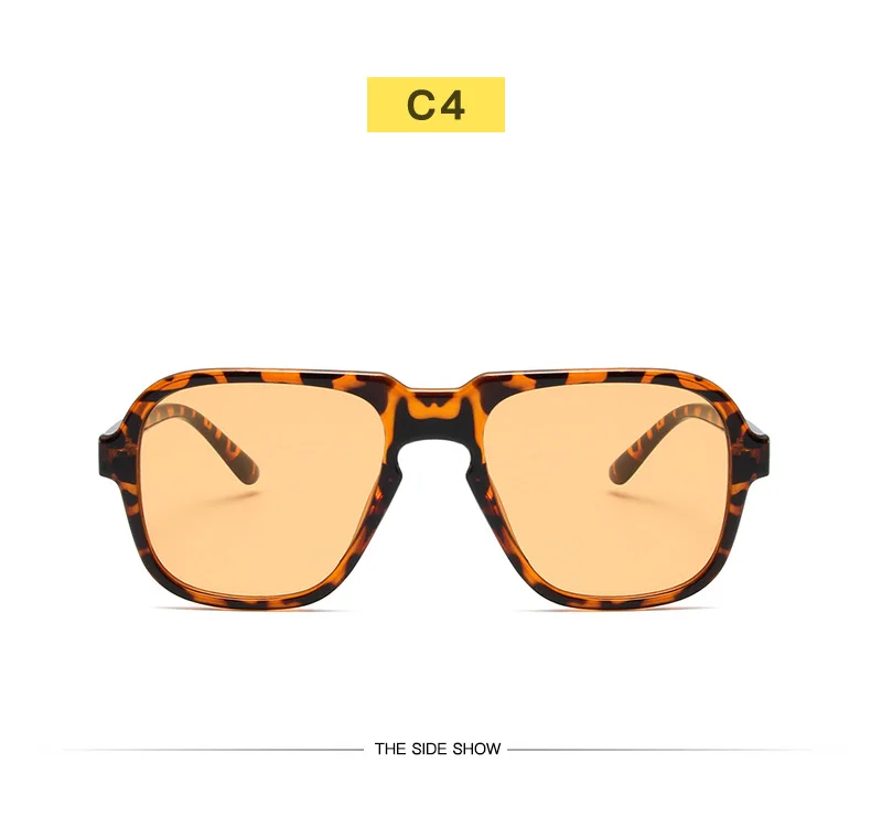 Vintage Oversized Sunglasses For Women And Men Square Driving Glasses_voghion.com