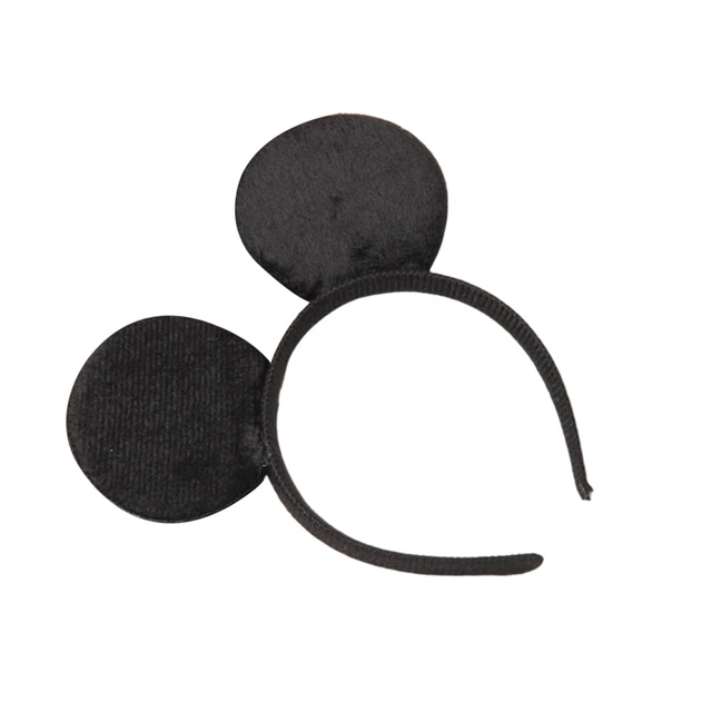 Disney 17 Colors Mickey Minnie Hairband Dot Bow Mouse Ears Headband Headdress Accessories For Birthday Party 5