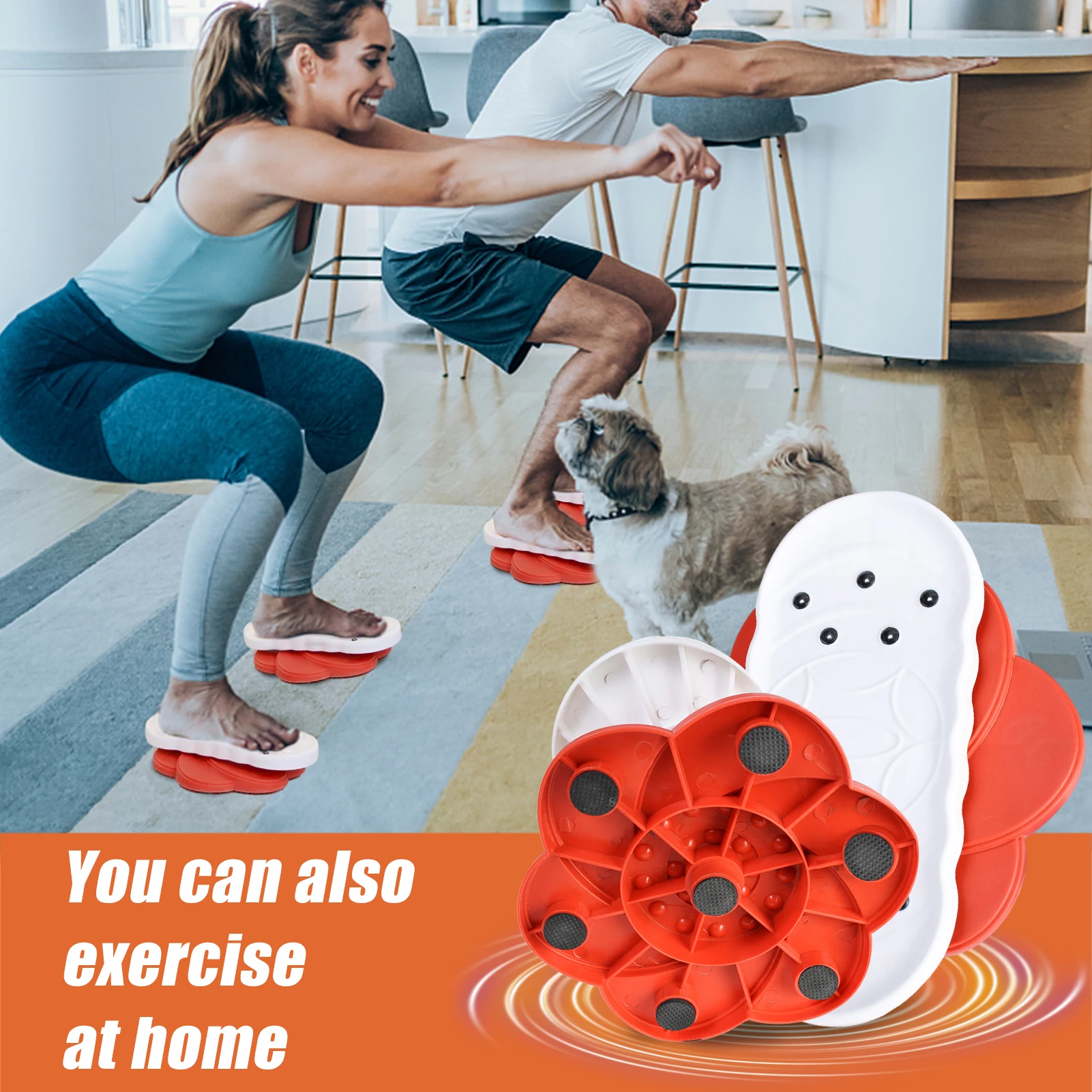 Waist Twisting Disc 2 PCS Torque Disk Non-Slip Body Shaping Twister Aerobic And Cardio Exercise Twist Board | Спорт и развлечения