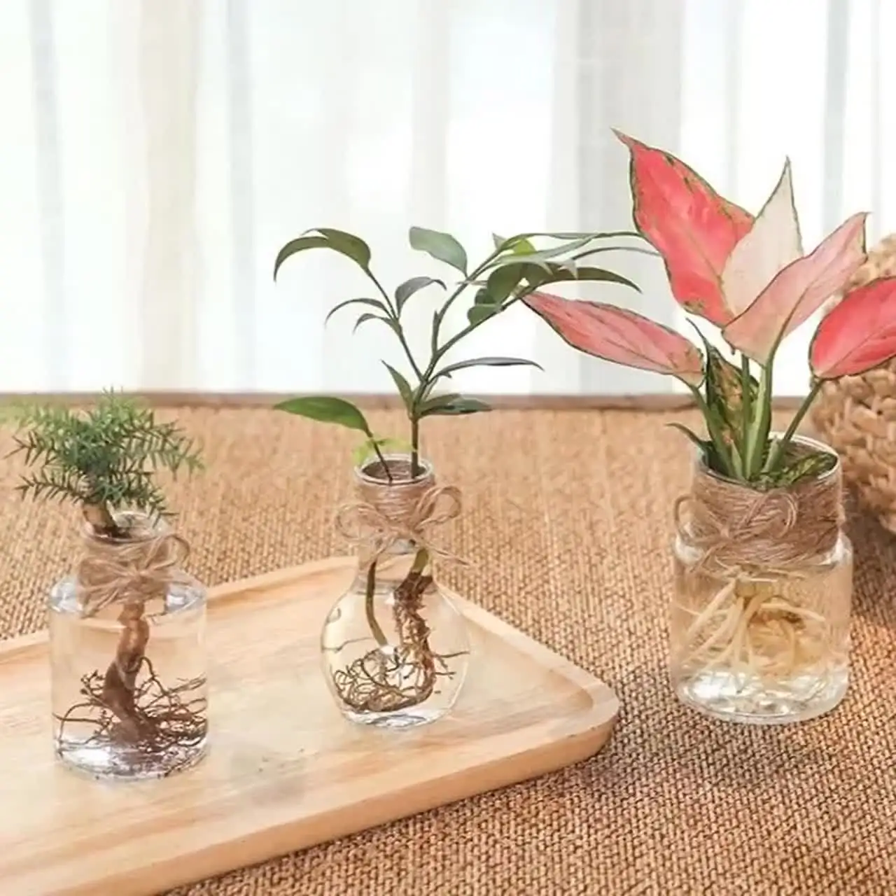 VASO DA FIORI in Vetro Contenitori Di Fioriera Porta Candele Per EUR 27
