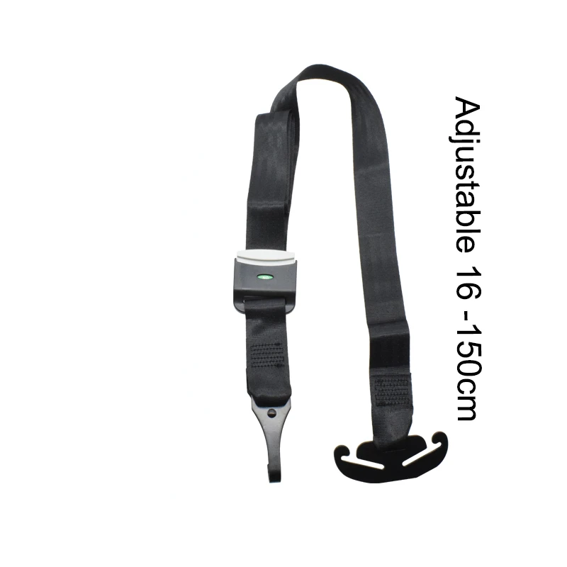 Update ISOFIX LATCH Belt Connector Child Baby Car Safety Seat Interface Connection Belts with ISOFIX Guide Grooves