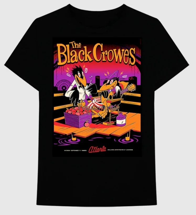 

Blacks Crowes T Shirt.. Unisex Cute Shirt//Hot Gift Shirt New-New Cute