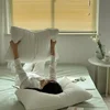 1PC White Ultra Soft Bed Sleeping Pillow 48x74cm Cotton skin friendly pillow Hypoallergenic Machine Washable Bed Pillow 6