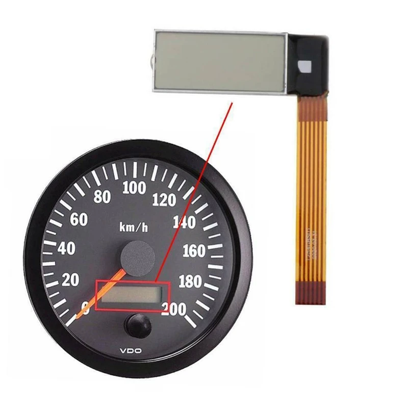 For Volvo Penta Marine Yanmar Tachometer Hour Meter LCD Display