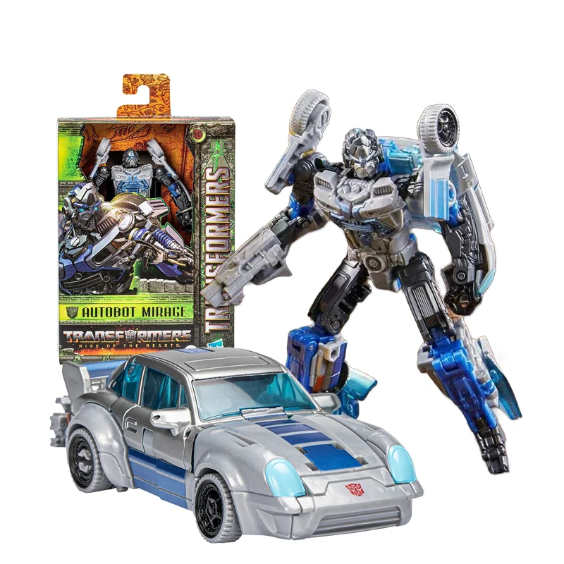 

Transformers 7 Rise of The Beasts Autobot Mirage Deluxe Class High Quality Collectible Anime Robot Figures Models Kids Toys Gift