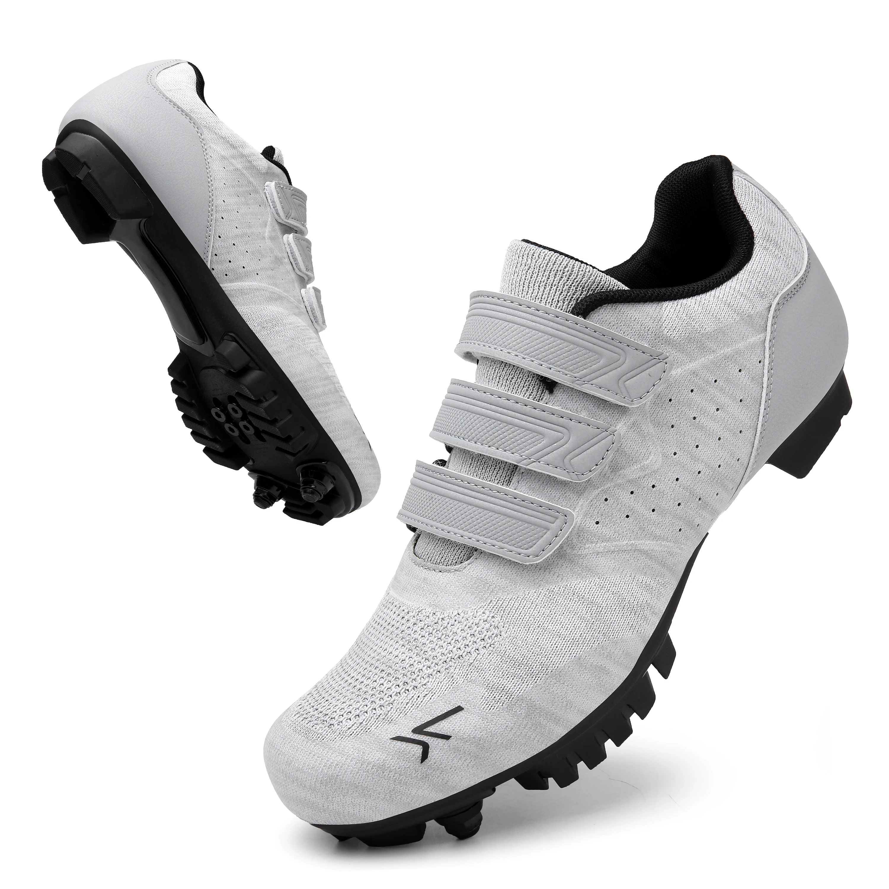 Ultralight Big Size 37-49 Cycling Shoes Breathable MTB Pedel Cleat Shoes Self-Locking Racing Road Bike SPD Shoes Bicycle Sneaker 4
