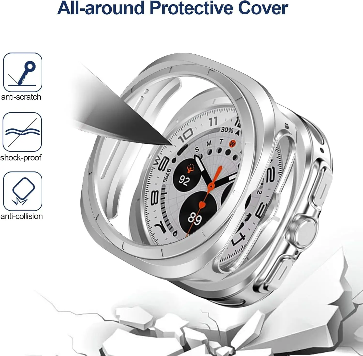 Premium Matte Protective Case with Film