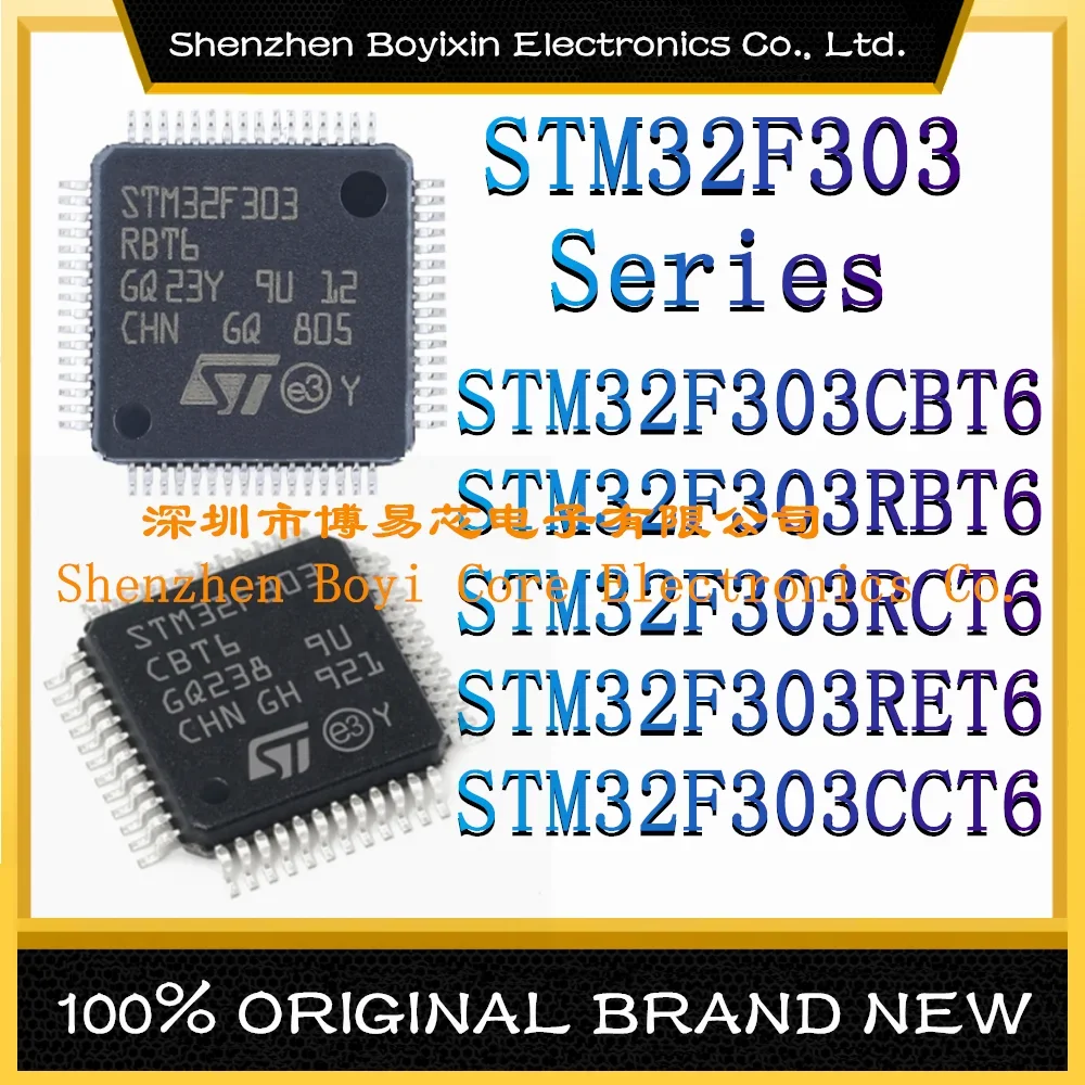 STM32F303CBT6 STM32F303RBT6 STM32F303RCT6 STM32F303RET6 STM32F303CCT6 Microcontroller (MCU/MPU/SOC) IC Chip 5pcs lot stm32f303rbt6 stm32f303cct6 stm32f373vbt6 stm32f303cbt6 stm32f303k6t6 stm32f303rct6 arm microcontrollers mcu stm32