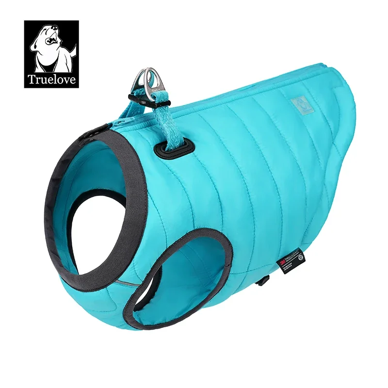 Truelove PetClothes TLG2171High Efficiency Fleece Pet Vest 3M Thinsulate SBS Zip Rotating Buckle Ultra-soft Nylon