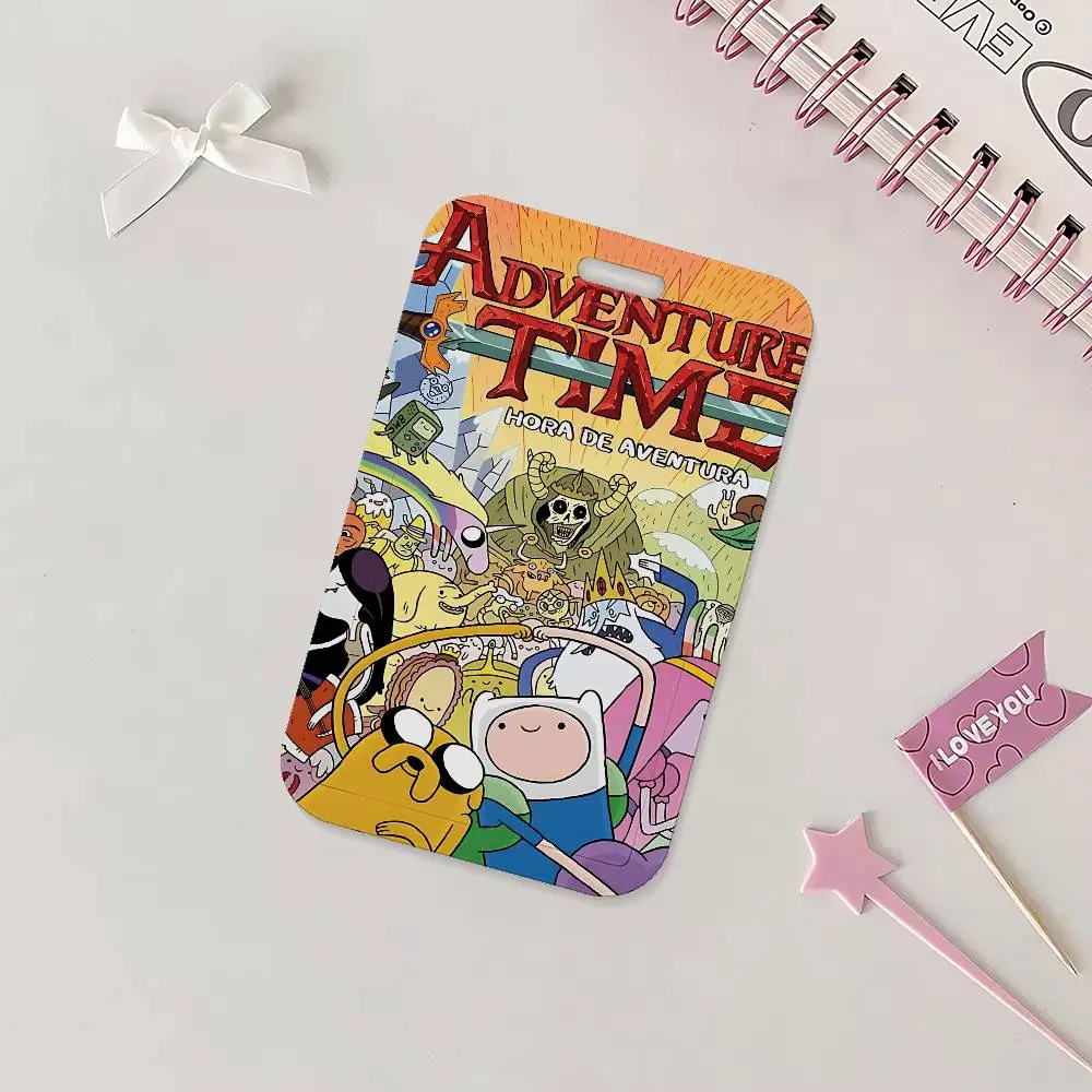 Cartoon A-Adventures T-Time Ausweishalter mit Umhängeband für Büro, Schule, Namenskarten, Ausweishülle – Detail 10