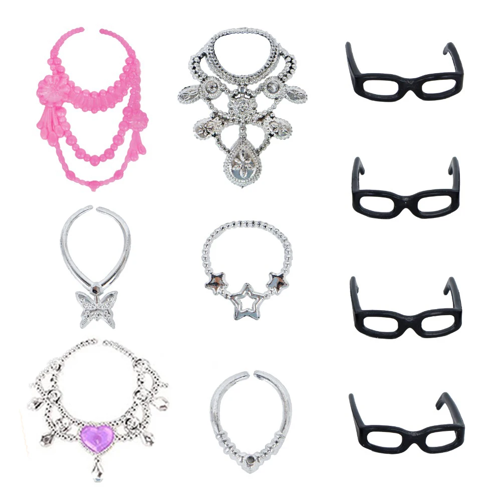 

10 шт./набор, модные аксессуары для кукол Барби