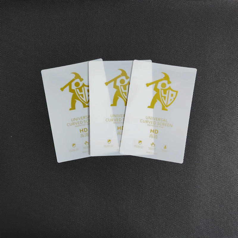 50pcs HD Hydrogel Film For All Phone Protecting Film Cutting Machine Clear Flexible Hydrogel HD Screen Protector Cutting Film