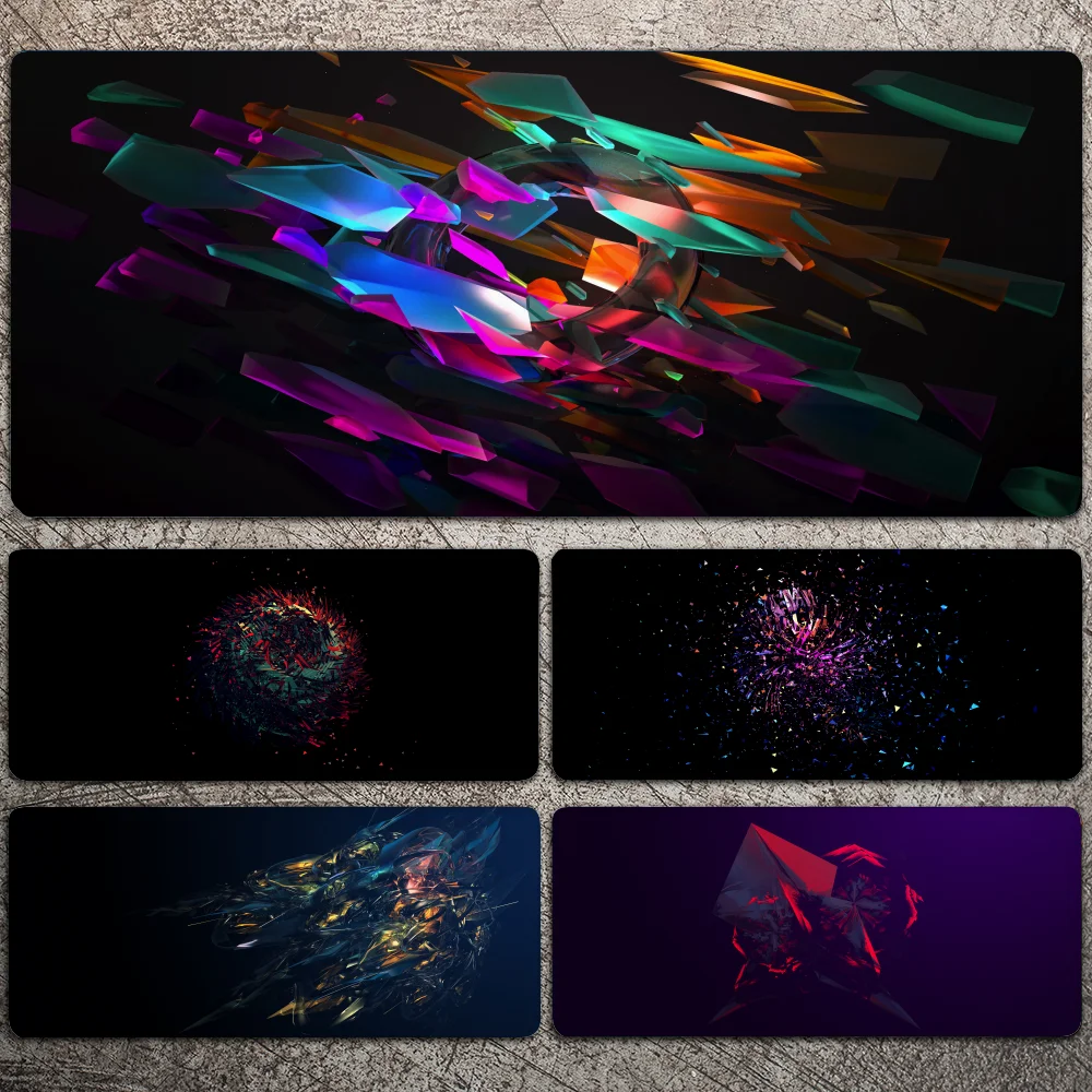 

Technology Pattern Mousepad Large Gaming Mouse Pad LockEdge Thickened Computer Keyboard Table Desk Mat