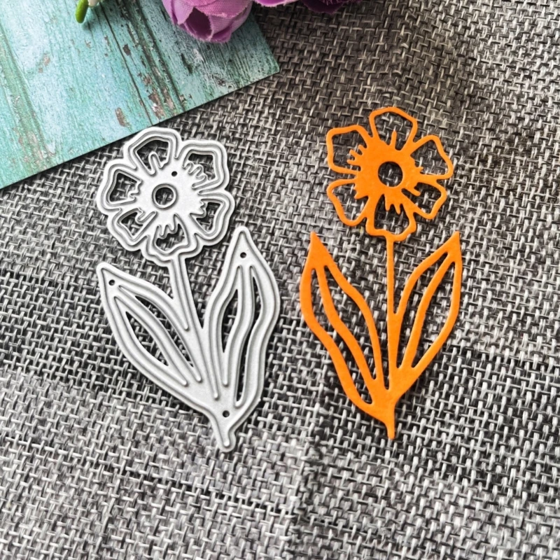 

Metal Die Cuts Flower Cutting Dies Stencils DIY Cutting Template for Scrapbooking Album Paper Card Embossing Crafts