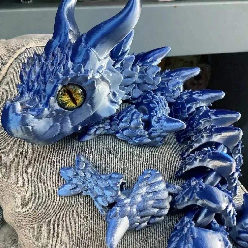 3D Printed Dragon Movable Joint Fidget Toy