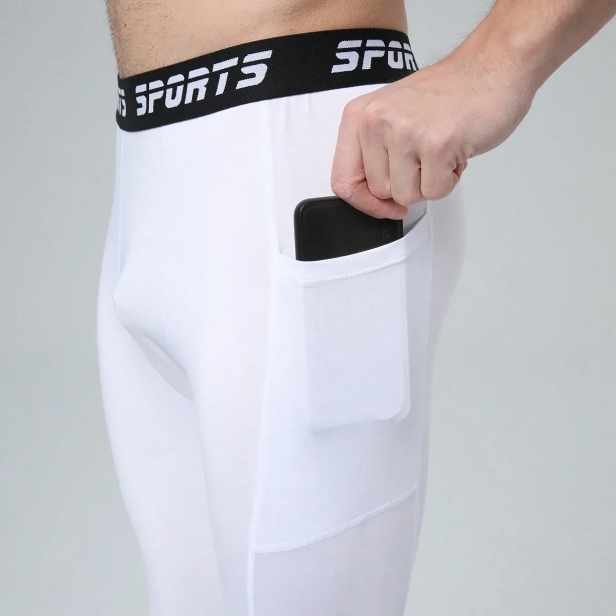 Men Compression Shorts Gym Running Leggings Quick Dry Sport Tights Fitness Basketball Leggings Training Tights Man Gym Clothing