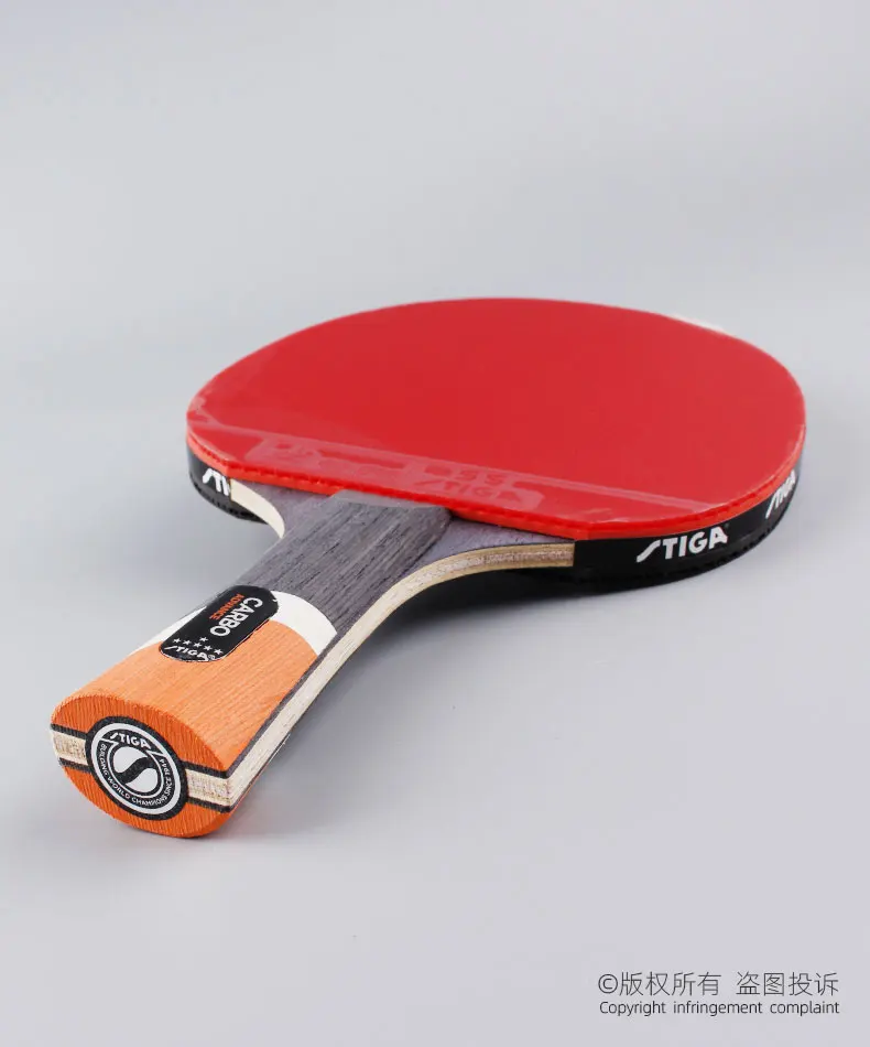 Description Picture 4 of itemSTIGA 6 Star Table Tennis Racket Pro Ping-pong Paddle Pimples In For Offensive Rackets Sport Stiga Racket WRB Blade
