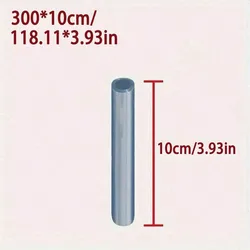 Universal Car Door Sill Anti - Collision and Trunk Anti - Trampling Invisible Decoration Sticker (300x10cm)