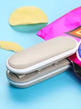1 Pack Sealing Machine Mini Portable Sealing Clip Hand Pressure Heat Sealing Machine Food Fruit Snacks Preservation Small Tools