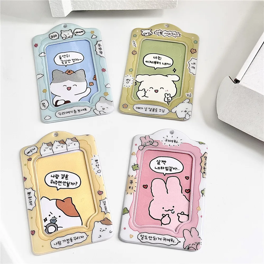 3-inch Card Sleeve Cartoon Pattern Pendant Card Protection card holder,credit card holder,card protector,idol card protector
