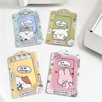 Cute 3-inch Card Sleeve With Cartoon Pattern And Pendant For Card Protection 2