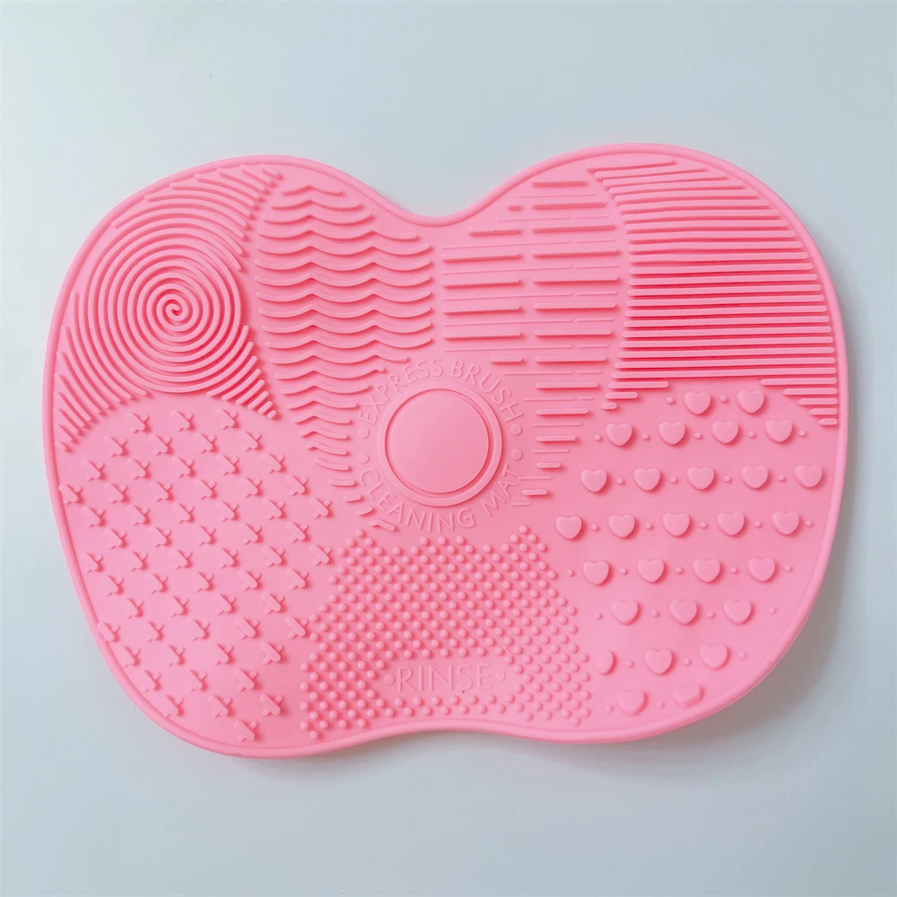 Makeup Brush Cleaner Pad Silicone Brush Cleaner Cosmetic Make Up Washing Gel Cleaning Mat Foundation Scrubbe Board