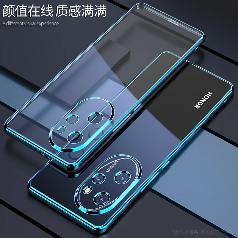 Luxury Transparent Electroplating TPU Shockproof Phone Case