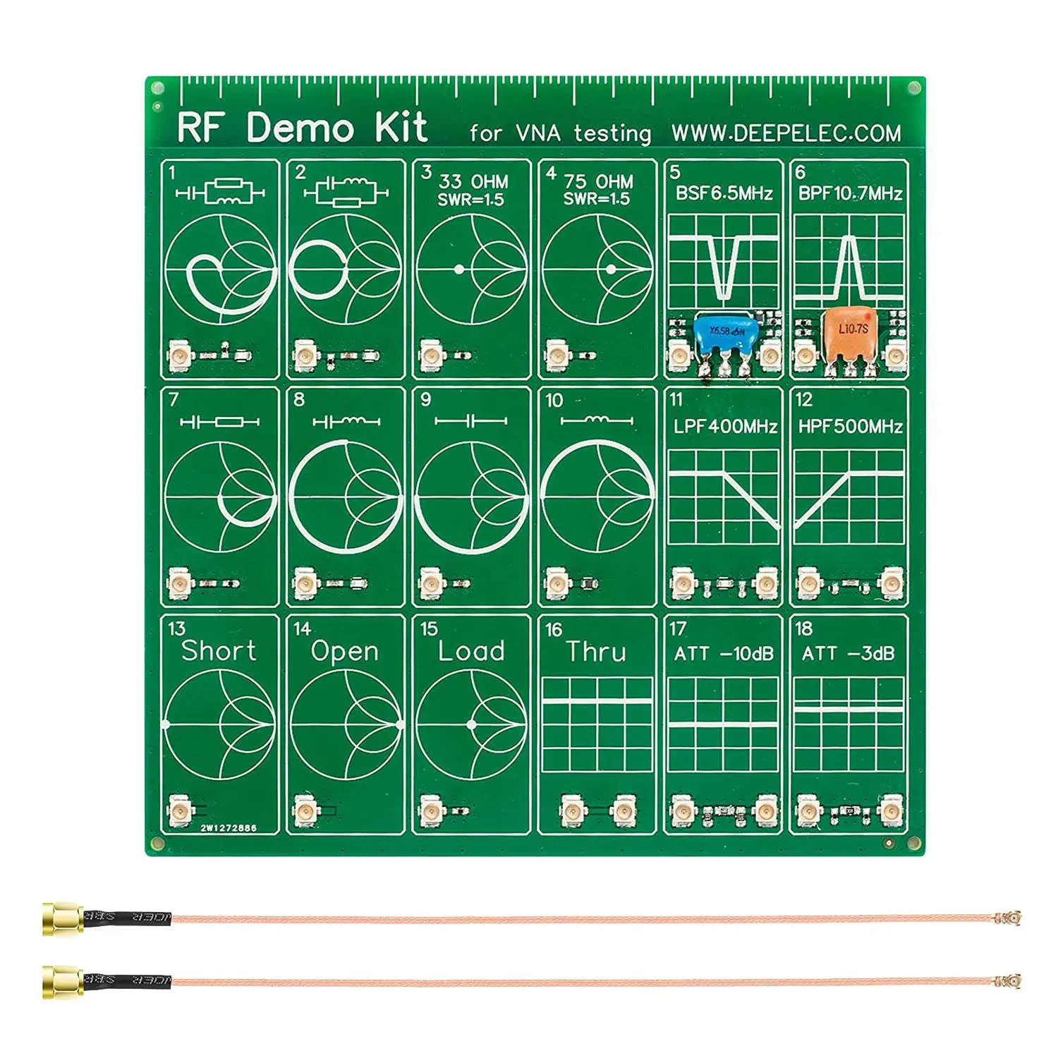 

NanoVNA-F Vector Network Analyzer 10KHz-1.5GHz HF VHF UHF Antenna Analyzer Measures S Parameter