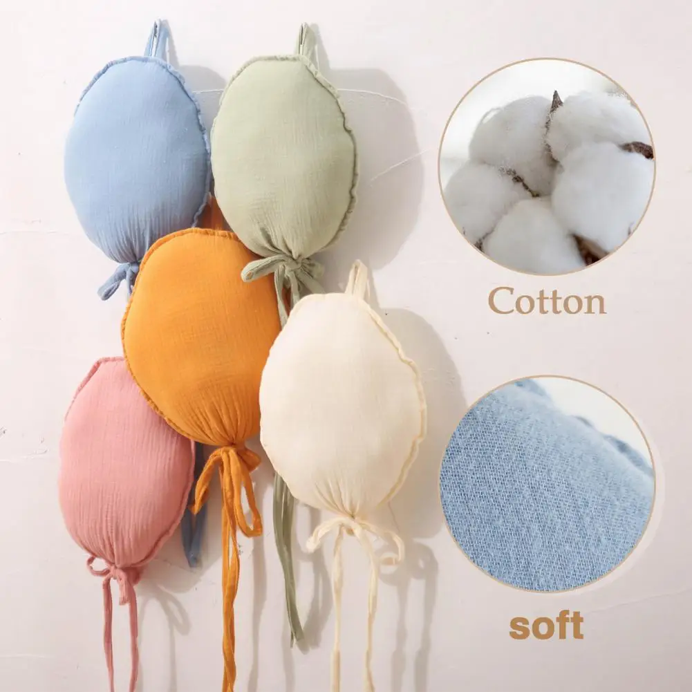 Cloth Balloon Ornament Soft Cloth Balloon Wall Hanging Decoration for Room Kids Bedroom Fabric Ornament Pendant for Newborn Baby 5