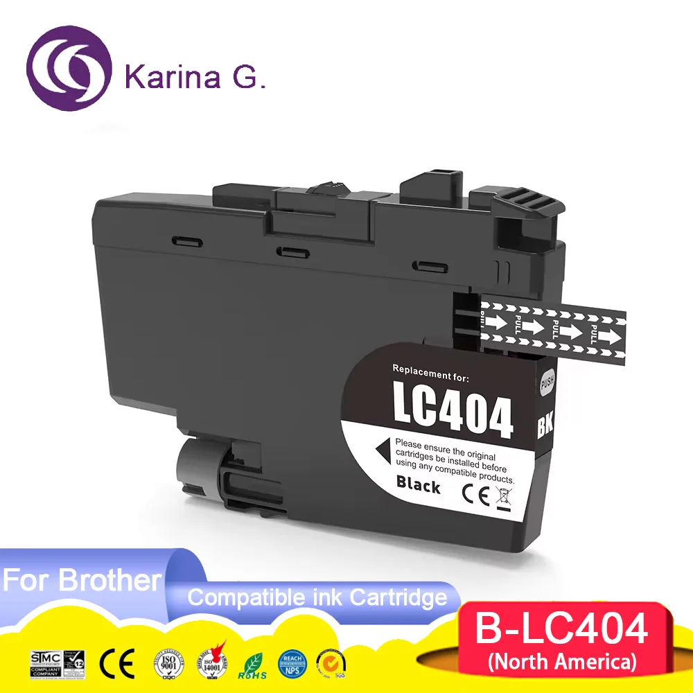 Standard capacity LC404 LC 404 Premium Compatible Ink Cartridge For MFC-J1205W,