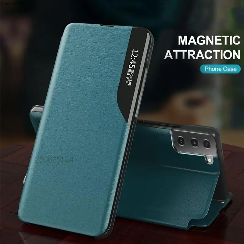 Pu Leather Smart Side View Window Supporto Magnetico Flip Covers Per Readmi Redmy Redmi 9 T 9 T T9 2021 J19S Redmi9T 6.53;