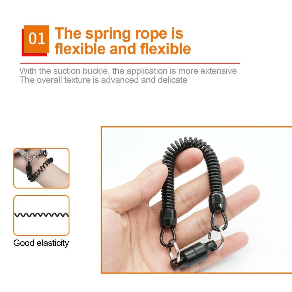 1Pc Lixada Clip Fishing Magnetic Net Release Holder Keeper Magnet Clip Landing Net Connector Holder Fishing Magnetic Clip