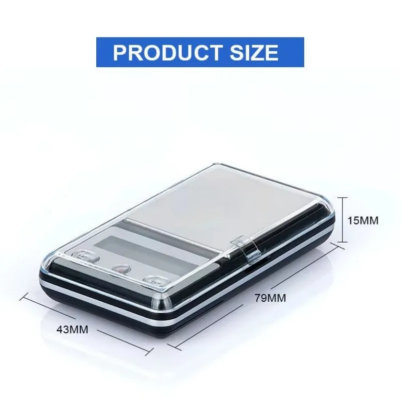 Jewelry scale High precision 0.01g palm scale Small gram Mini electronic Gold jewelry [without battery]