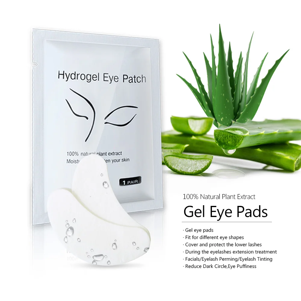 Eyelash Patch Eyelash Pads Eyelash Patches Eyelash Accessories Eyelash Extension Supplies 50 Pairs Eyelash Extension Patch Hydrogel Patches Makeup Lash Extension Under Eye Patch Pad Eyelash Gel Lash Pads Patches