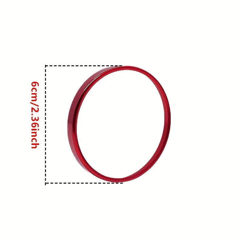 Car Headlight Switch Decorative Frame Trim Ring Sticker Fit For Volkswagen VW Golf Jett MK5 MK6 Passat B6 B7 CC Touran Tiguan