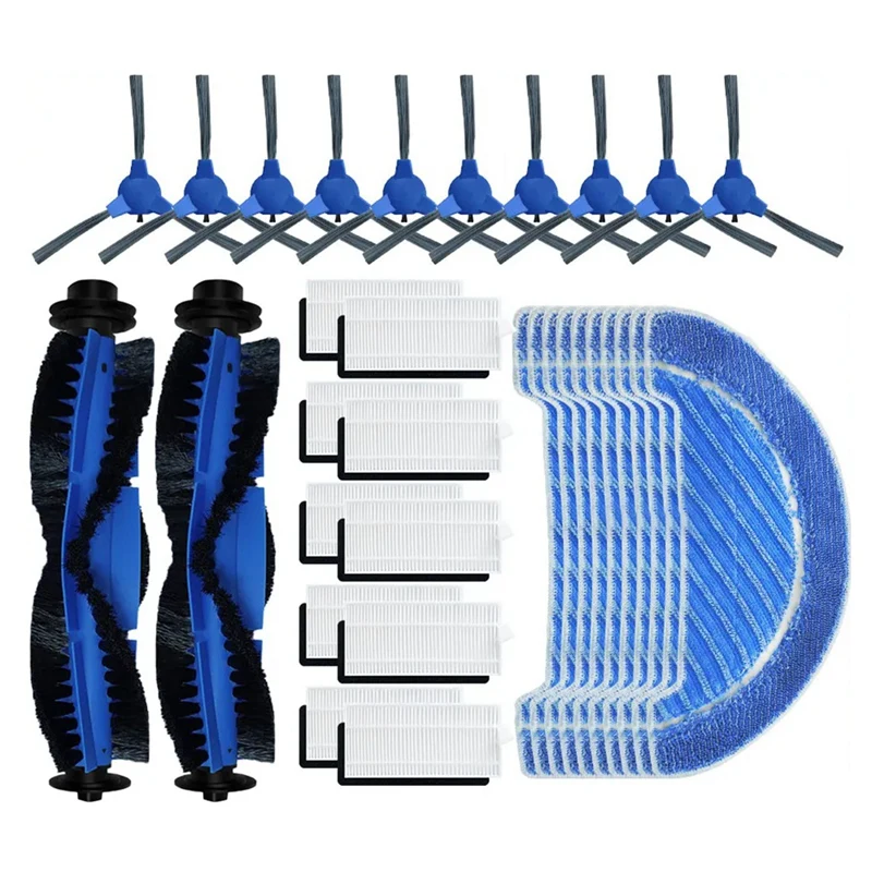 

For Conga 1090 / 1790 Ultra / 1790 Titanium Main Side Brush Hepa Filter Mop Rag Robot Vacuum Replacement Spare Parts Accessories