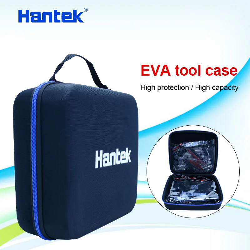 Hantek Mesh Pocket EVA Tool Case High Protection Tool Bag For Toolkit Black Multi-Purpose Tool Bag Pouch Bag 23*18*8*CM EVA Bag