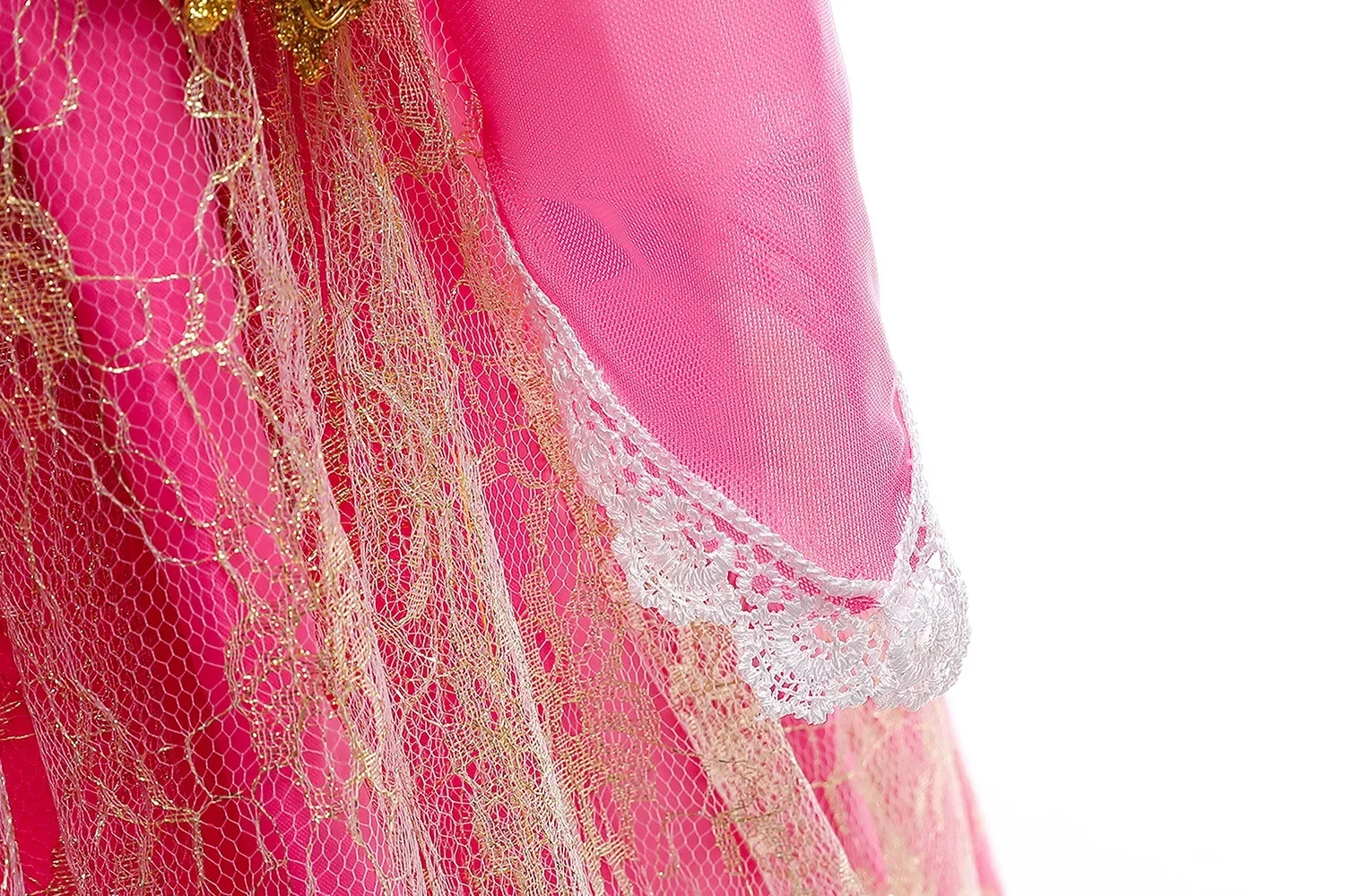 Kleine Mädchen Schönheit Aurora Cosplay Kleid lange Ärmel von der Schulter Kinder Halloween Weihnachts geschenk Phantasie Party Prinzessin Kleidung – Detail 12