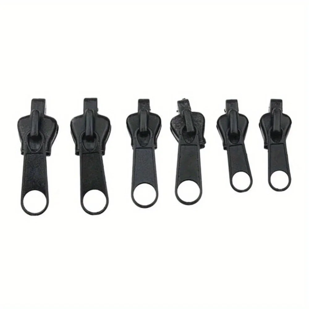 6PCS Quick Zipper Repair Kit Sliding Teeth for Zipper Replacement Garment Accessories