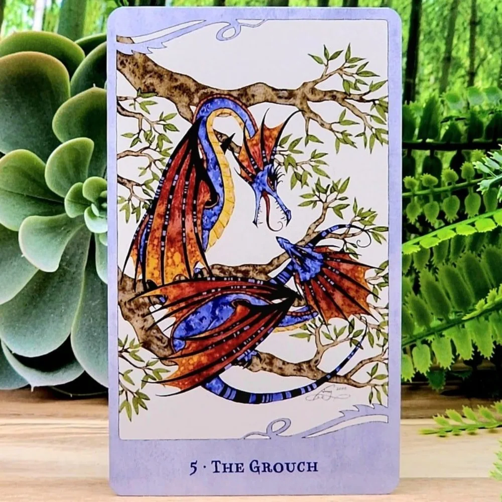 For The Love of Dragons Oracle Deck 10.4*7.3cm 44 Pcs Cards 4