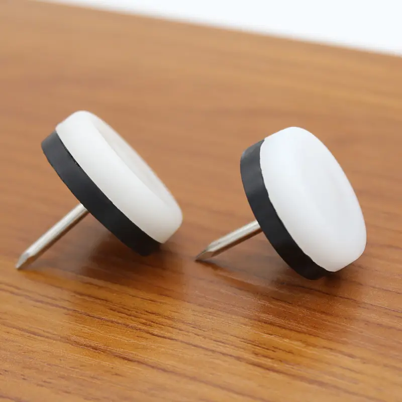 KK&FING 20 PCS Chair Table Furniture Leg Bottom Feet Plastic Pads Glides Skid Nail Wood Floor Furniture Protector Noise Killer - Image 15