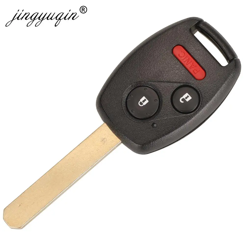 Jingyuqin N5F-S0087-A 원격 자동차 키, 433MHz ID46 칩, 혼다 시빅 2006 2007 + 자동 키, 포브 컨트롤, 72147-SNB-T010-M2