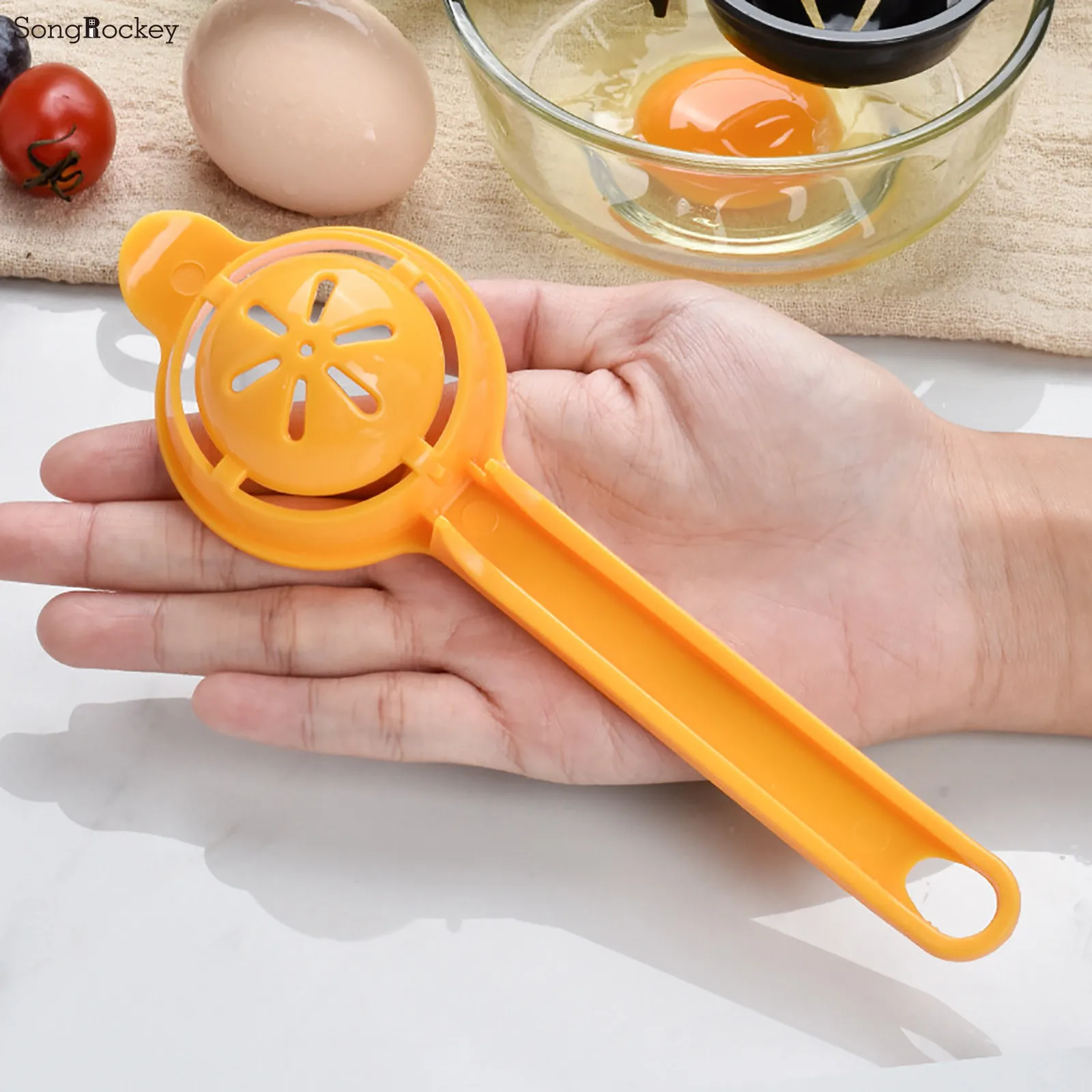 Long Handle Eggs Separator Eggs Yolk Separator White For Baking And Cooking eggshell separator,egg separator